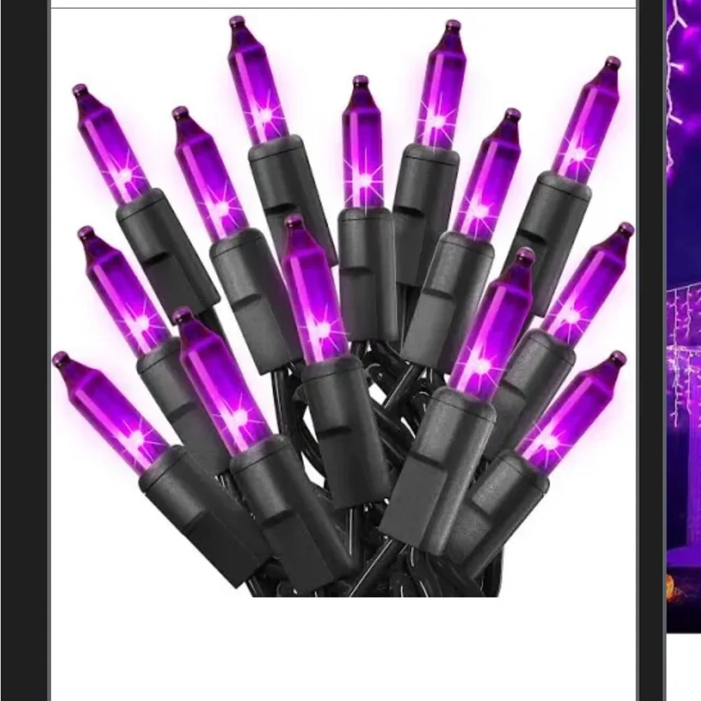 Purple Christmas Lights